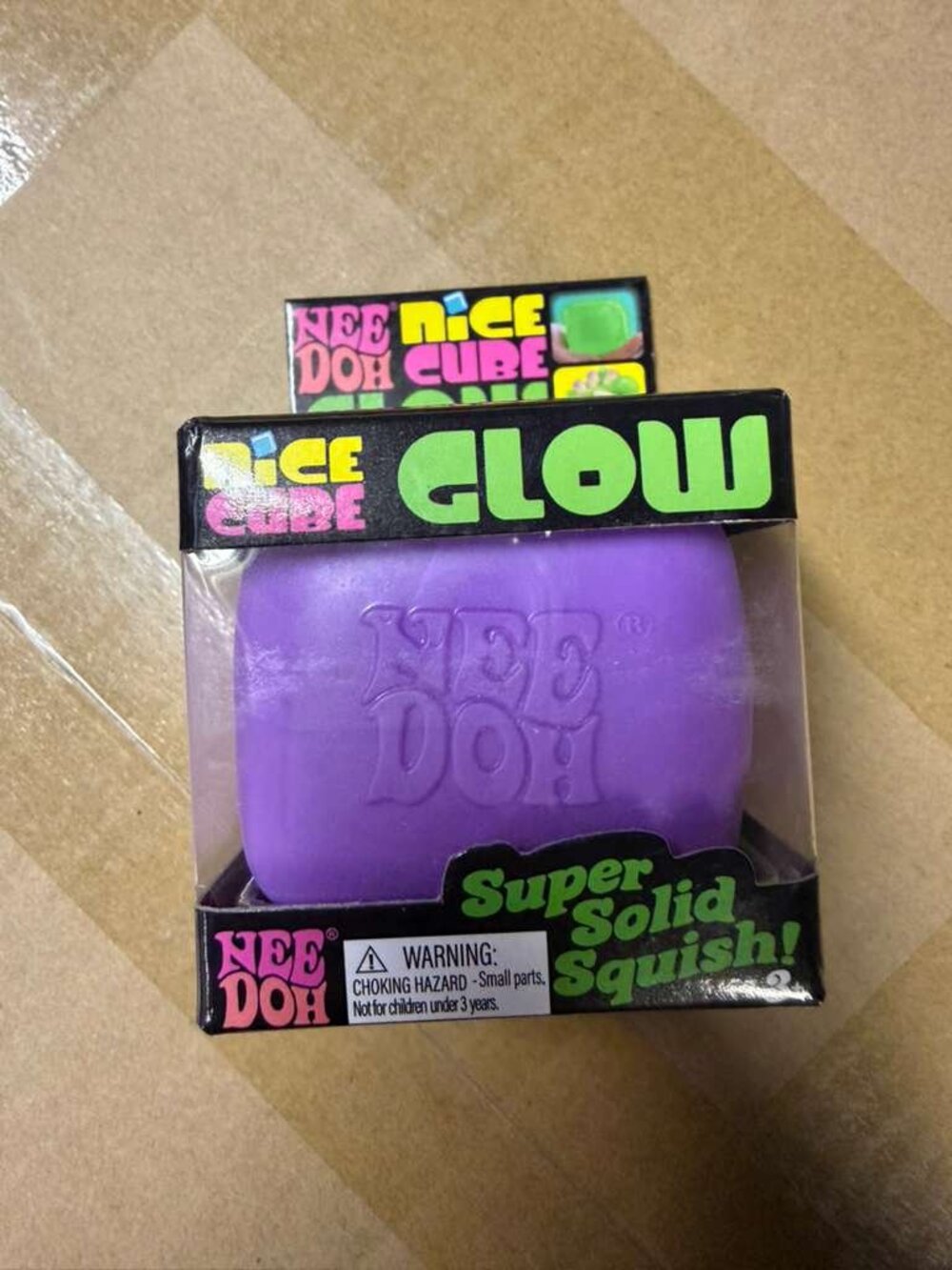 Purple NeeDoh Glow Cube